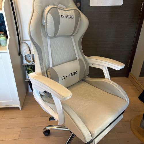 4D人體工學電腦椅 電競椅  辦公椅 聯動可躺扶手 遊戲椅 躺椅 有拉出腳踏托盤 可 仰 ...