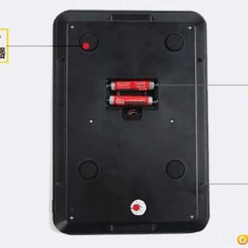 全新 紅色 玻璃 廚房磅 電子磅 電子秤 KITCHEN SCALE