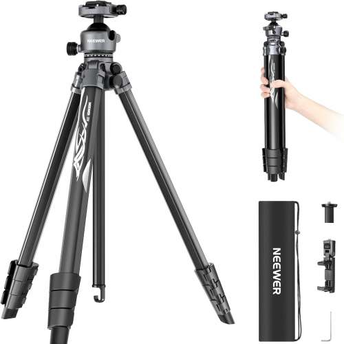 NEEWER LITETRIP LT07 156.5cm Aluminum Travel Tripod