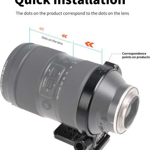 JLwin Tripod Mount Ring For Tamron 35-150 mm F/2-2.8 Di III VXD A058 Sony E