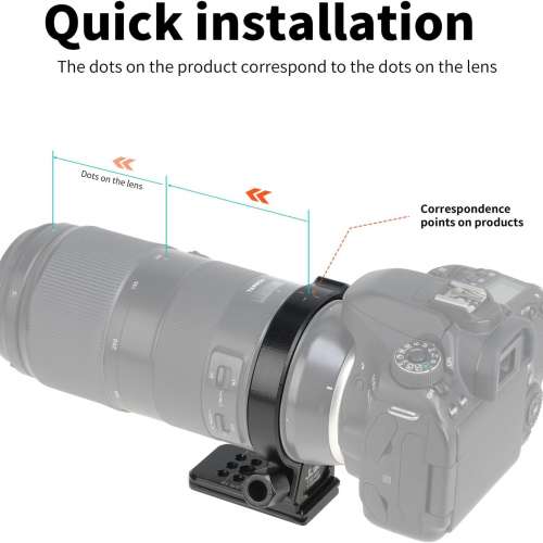 JLwin Tripod Mount Ring ForTamron 50-400mm f/4.5-6.3 Di III VXD A067 Sony E