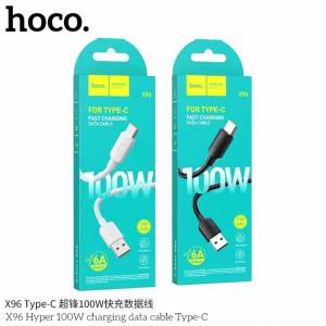 全新原裝HOCO X96 100W  6A USB Type-C 快速充電線 1米長 白色