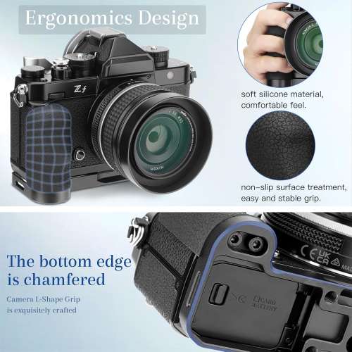 MHG-ZFB Handle HandGrip For NIKON Zf Camera Body L-Shape Grip Bracket (快拆手柄)