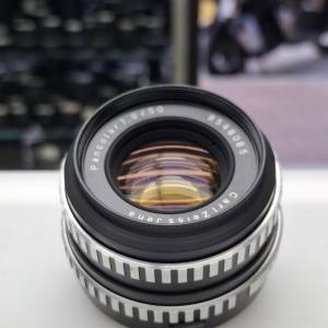 CARL ZEISS JENA DDR PANCOLAR 50MM F1.8 YELLOW GLASS M42 MOUNT