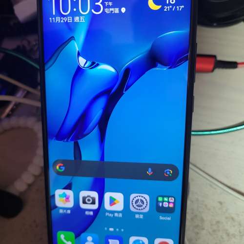 Huawei Y9 Prime 4g+128gb. 6.59 吋. microSD. 三鏡頭. 雙咭雙待 幻夜黑1,600萬像...