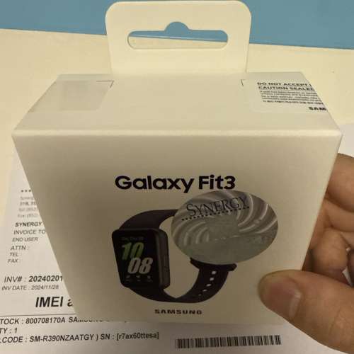 全新 香港行貨 Samsung Galaxy Fit 3 灰黑色