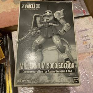 ZAKUII MS-06S millennium 2000 edition 透明橙 高達模型 GUNDAM