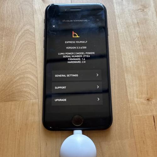 Lumu power light 2 color and light meter