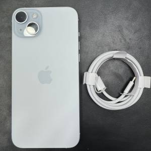 99%New iPhone 15 Plus 128GB 藍色 香港行貨 蘋果保養到2024年10月18日 電池效能93%...