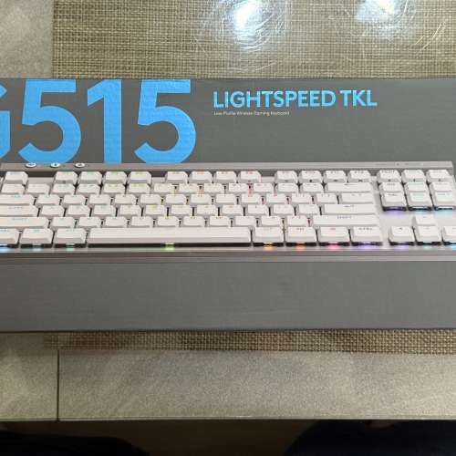 99% New 行貨 Logitech G515 Lighspeed TKL (Tactile) (茶軸) Wireless Gaming Key...