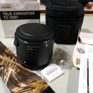 98%new Sigma 2X Teleconverter TC-2001 for Canon EF 增距鏡