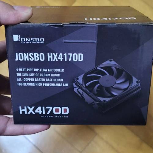 JONSBO HX4170D 黑色4熱管散熱