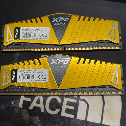 Adata xpg gammix d10 ddr4 3600 8gb*2