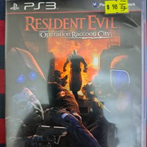PS3 Resident Evil Operation Raccoon City 遊戲光碟