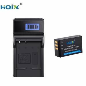 HQIX NP-48 Rechargeable Lithium-Ion Battery With Charger For FUJIFILM