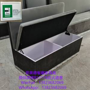 儲物櫃沙發訂製,茶餐料理店卡位沙發座椅訂造,英標阻燃防火皮革沙發訂做,法式意大利...