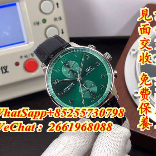 IWC 萬國 葡萄牙系列 IW371615 41mm 綠色熊貓盤