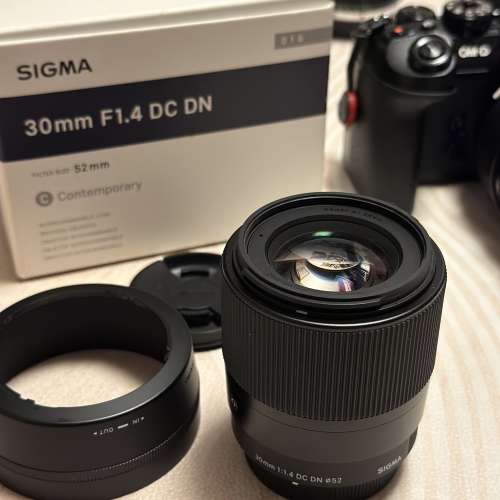 大光圈定焦 Sigma 30mm F1.4 m43 mount Olympus Panasonic