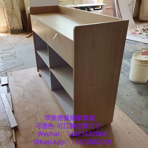 生產各種防火膠板備餐櫃,訂製餐廳櫃式傢私工廠,專業生產各種木製餐邊櫃,深圳餐廳家...