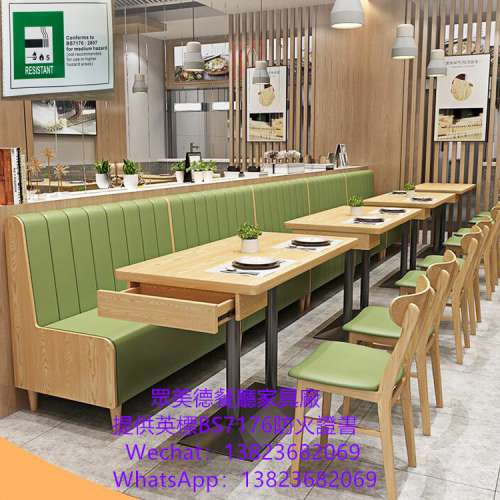 港式茶餐廳餐桌椅訂製，阻燃皮革卡座沙發梳化餐枱椅訂造，茶餐冰室餐館桌椅沙發梳化...