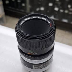 CANON FD 50MM F3 5 S.S.C + 1：1 MACRO TUBE