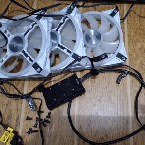 Corsair ql120 rgb 5成新 正常用到 葵涌交收