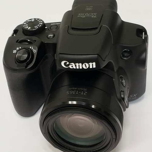 Canon SX70 HS (sx70hs 等效 21-1365mm 超遠攝鏡頭 數碼相機 4K ) - 95% New，送額...