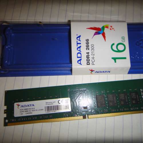 Desktop Ram A-Data 16GB單條 DDR4 2666
