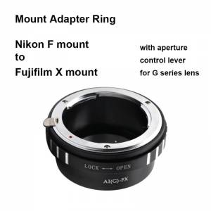 Nikon Nikkor F Mount G-Type D/SLR Lens To Fujifilm Fuji X-Series Mirrorless