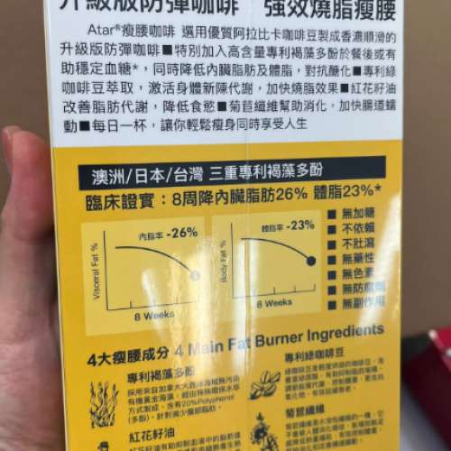 Atar 瘦腰咖啡 - 3盒 順豐包郵