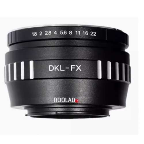 Roolad Deckel-Bayonett (Deckel Bayonet, DKL) Lens To FUJIFILM X Mount Adapter