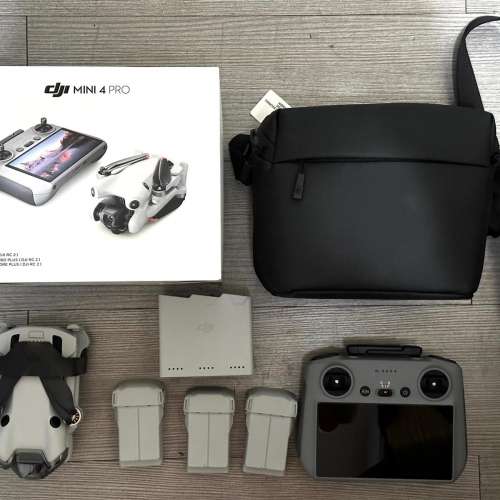 [觀塘實體店] 二手 DJI Mini4 Pro Fly More Combo (DJI RC) *3大電+ Care Refresh ...