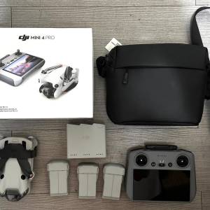 [觀塘實體店] 二手 DJI Mini4 Pro Fly More Combo (DJI RC) *3大電+ Care Refresh ...