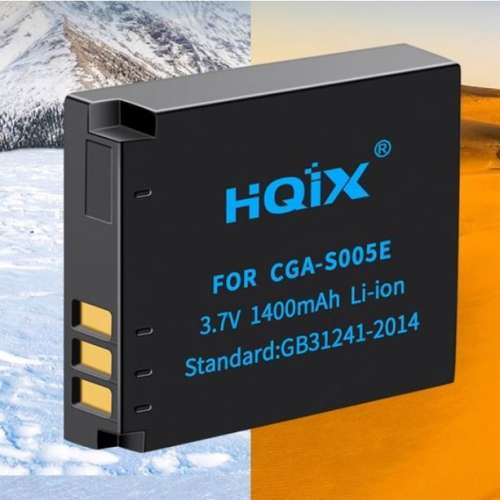 HQXI Panasonic CGA-S005 / CGA-S005A / CGA-S005A/1B Lithium-Ion Battery Pack 代...