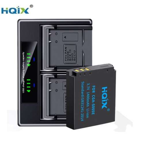 HQXI Panasonic CGA-S005 / CGA-S005A / CGA-S005A/1B Lithium-Ion Battery Pack 代...