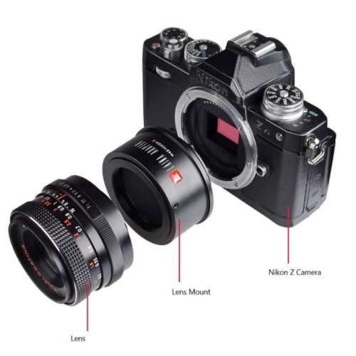 LAINA M42 Type 2 Screw Mount SLR Lens To Nikon Z Mount Adaptor II (封針，金屬...