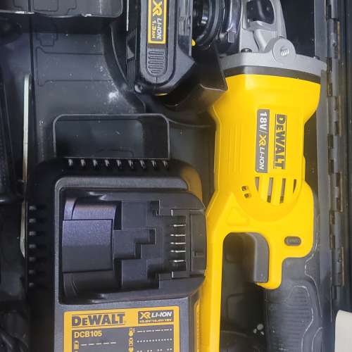 美國DEWALD得偉18V充電角礳機(一套)