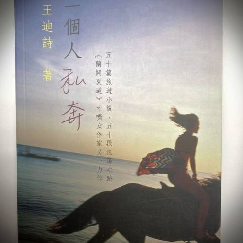 书名: 一个人私奔; 
著: 王迪诗;