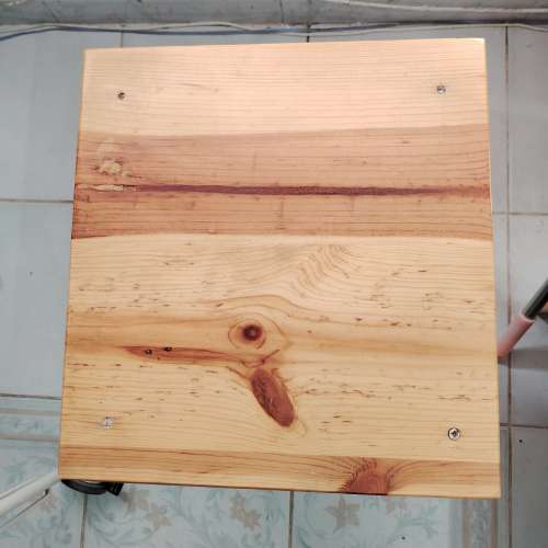 原木小椅子小茶几  95成新