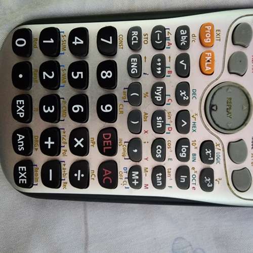 Casio fx~50FH II程式計算機 H K E A A. 驗證合格   剛換全新電池太陽能合中學生數...