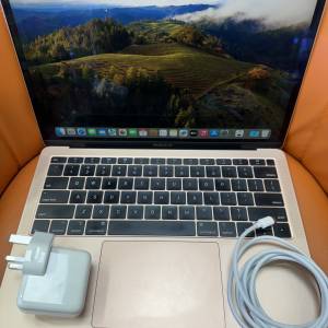 99%New MacBook Air 13吋 2018年 8+128SSD 玫瑰金色 有配件 香港行貨 首選超值