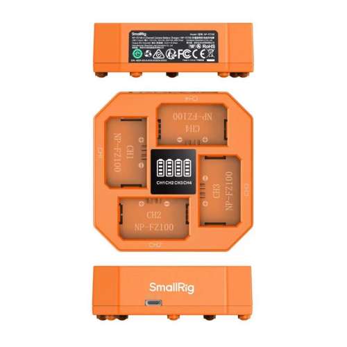 Smallrig FZ100 4格充電座 SMALLRIG NP-FZ100 4-CHANNEL CAMERA BATTERY CHARGER 4839