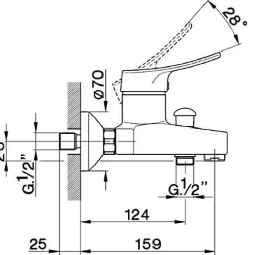 永嘉諾 WINKLER W 浴缸龍頭