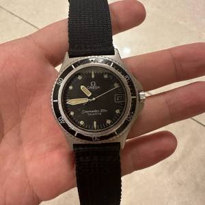 Omega seamaster quartz 120m $1800 電子亞米加潛水錶 手錶早幾日都一路行走正常，...