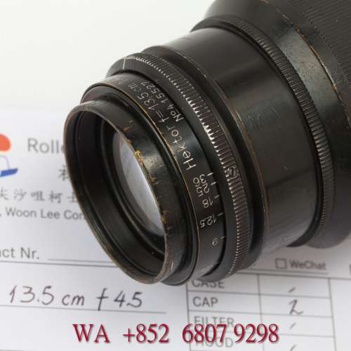 Hektor 135 f4.5 black paint version, Overhauled @ Rolleica™  HK$1,700