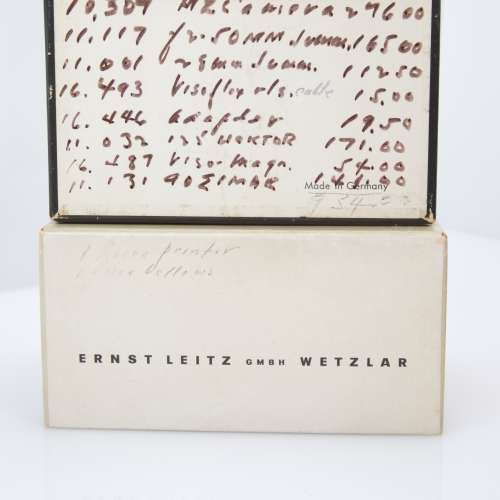 Box for Leica M2, M2盒 （紅燈芯絨內膽）