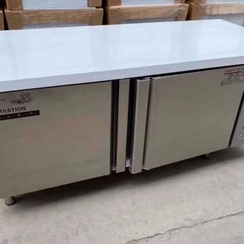 廠家直銷 冷藏保鮮工作台商業冰櫃操作台保鮮櫃廚房冷藏冷凍雙溫工作台卧式