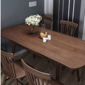 American style solid wood dining table