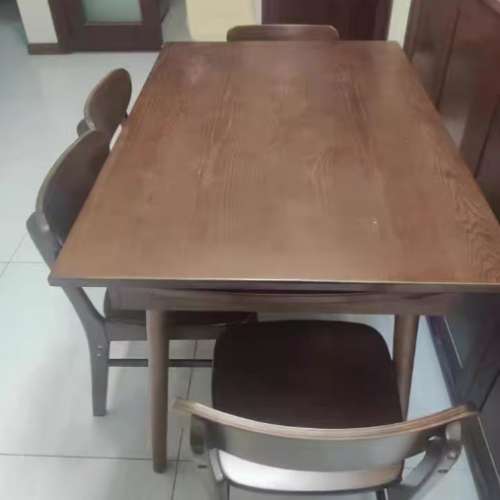 American style solid wood dining table