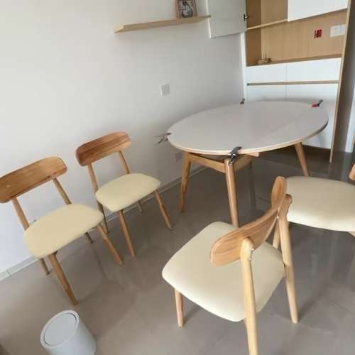 retractable dining table